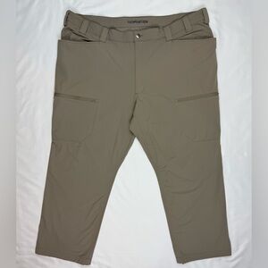 Duluth Trading Mens Flexpediton Cargo Pants 48 x 32 Relaxed Fit Beige B7